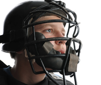 black catchers facemask